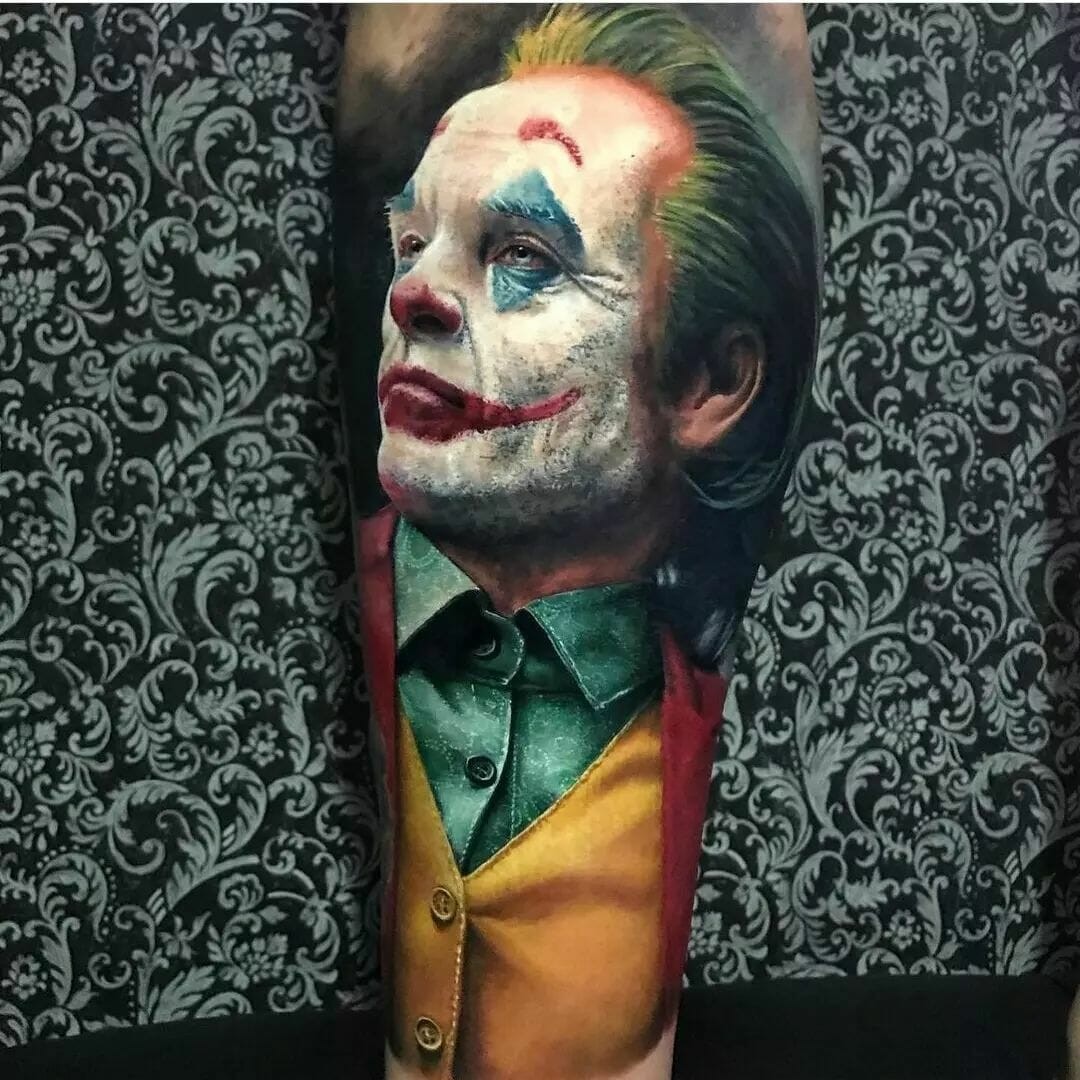 Joaquin Phoenix Joker Tattoo