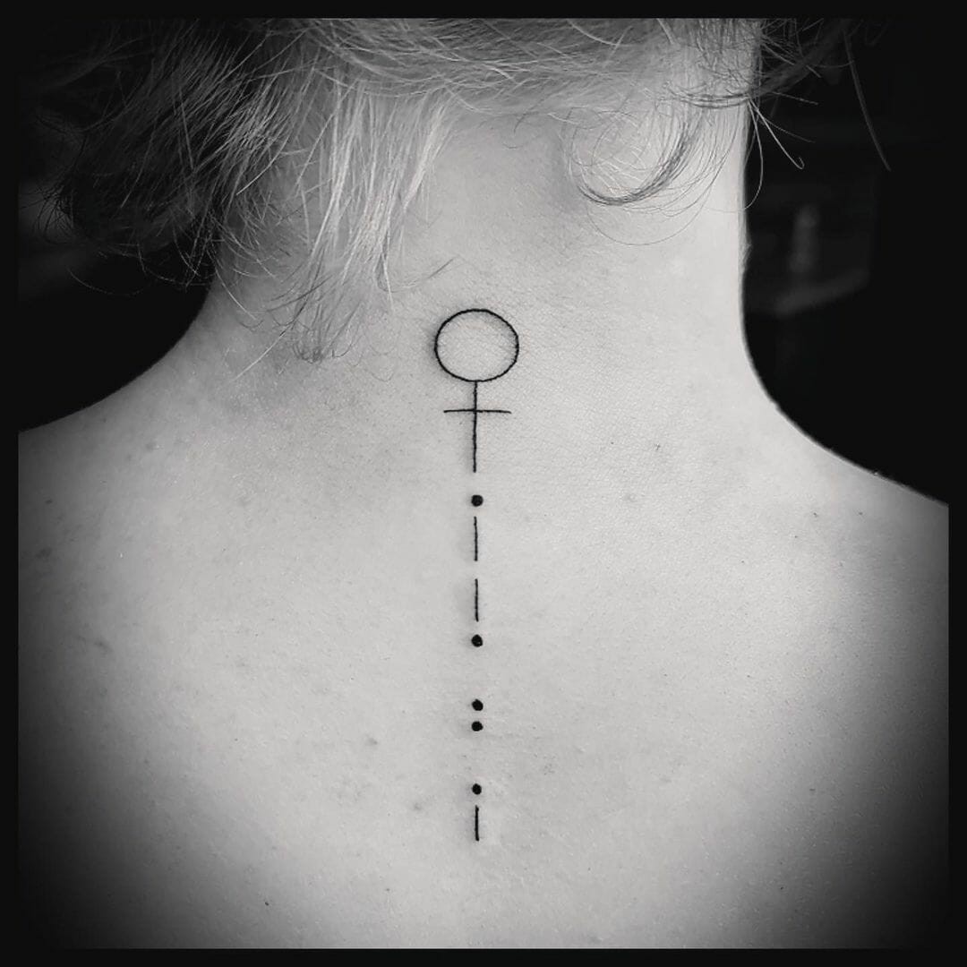 Minimalist Morse Code Tattoo