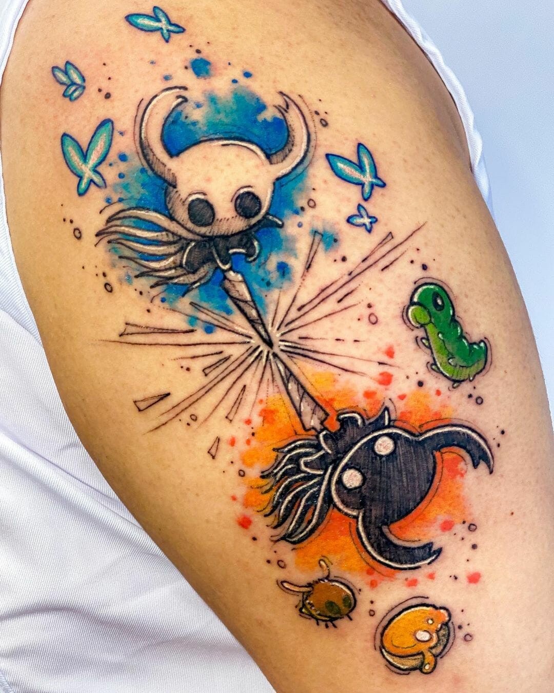 Hollow Knight Duo Tattoo