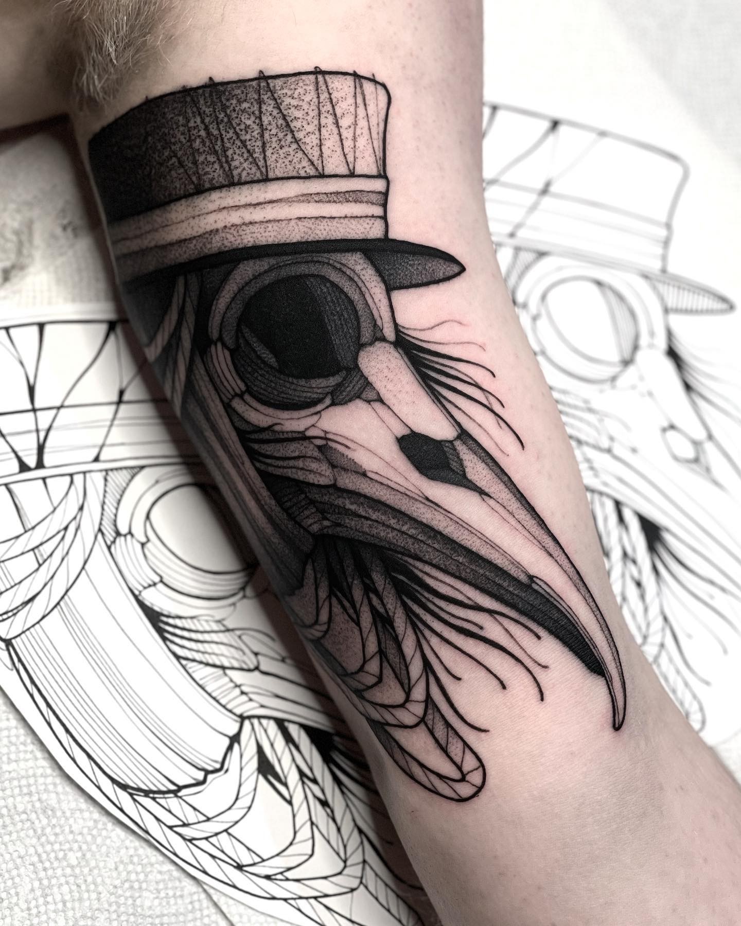 Plague Doctor Mask Tattoo