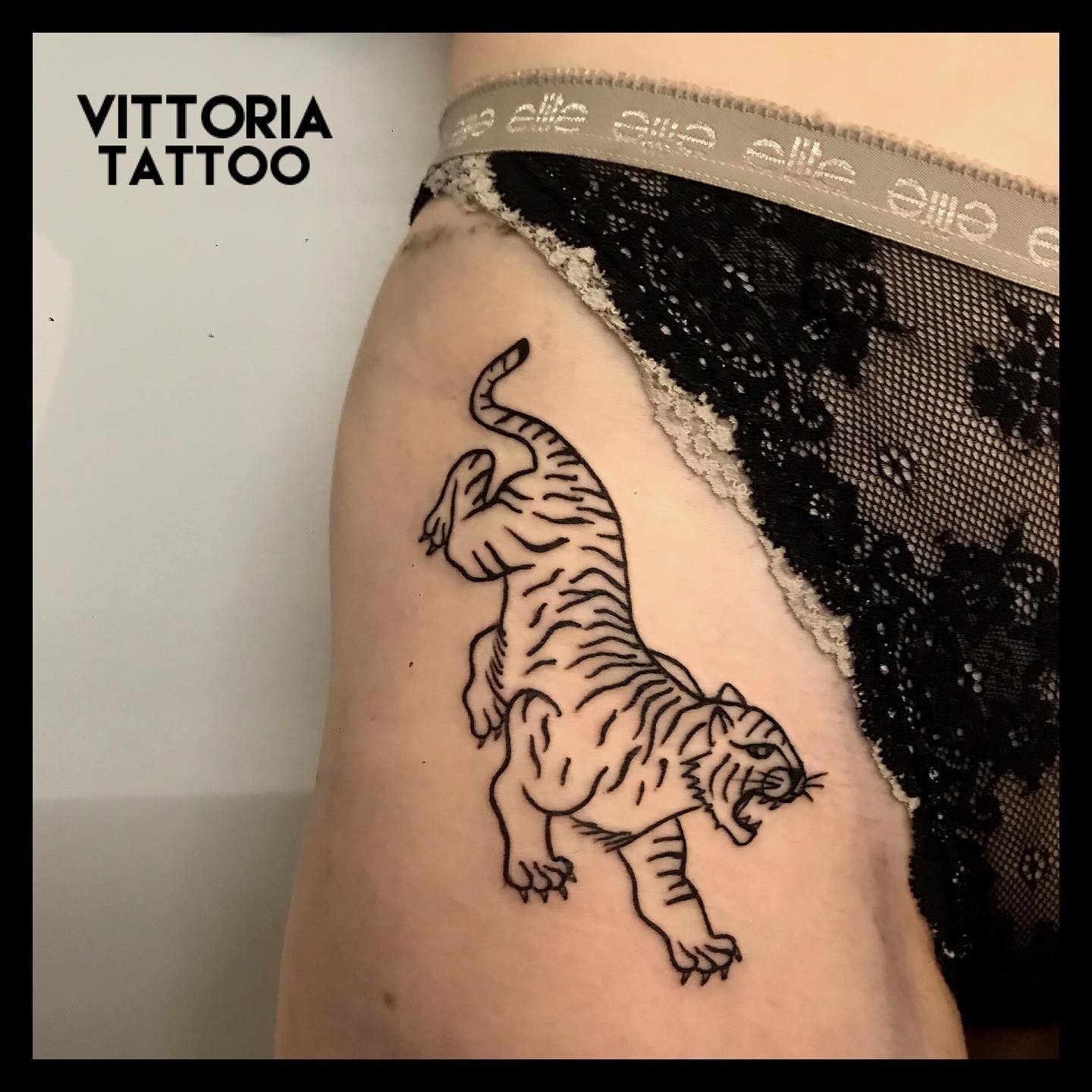 Roaring Tiger Tattoo