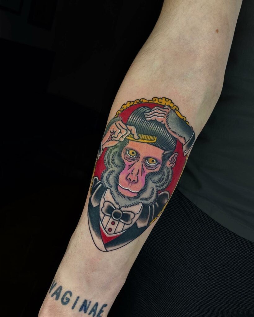 Pompadour Tattoo