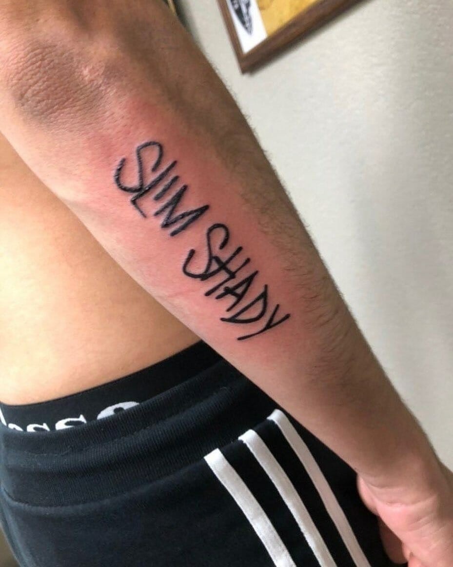 Slim Shady Hip Hop Tattoo