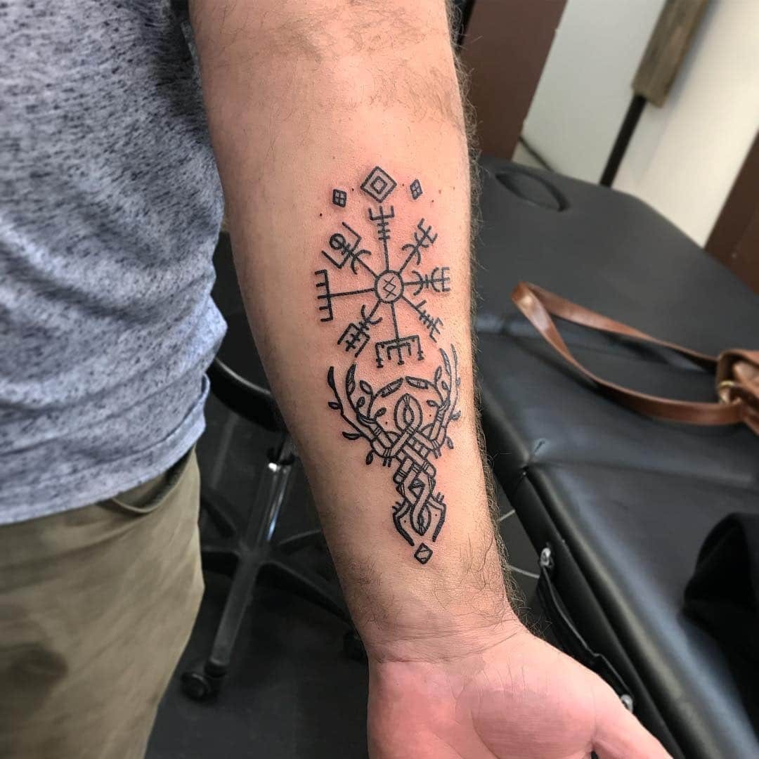 Forearm Yggdrasil Tattoo