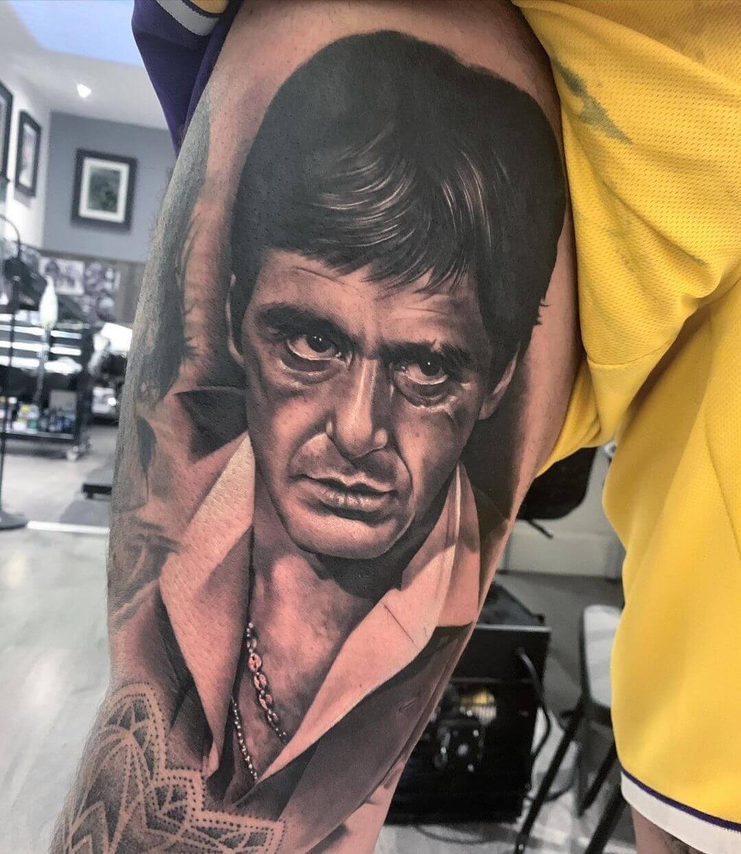 Al Pacino Tattoo Ideas From The Movie ‘Scarface’