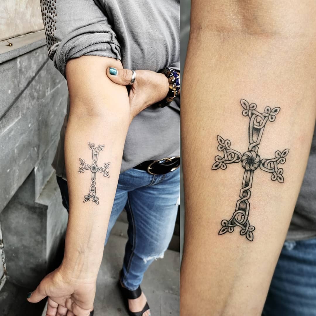 Armenian Cross Tattoo Jerusalem