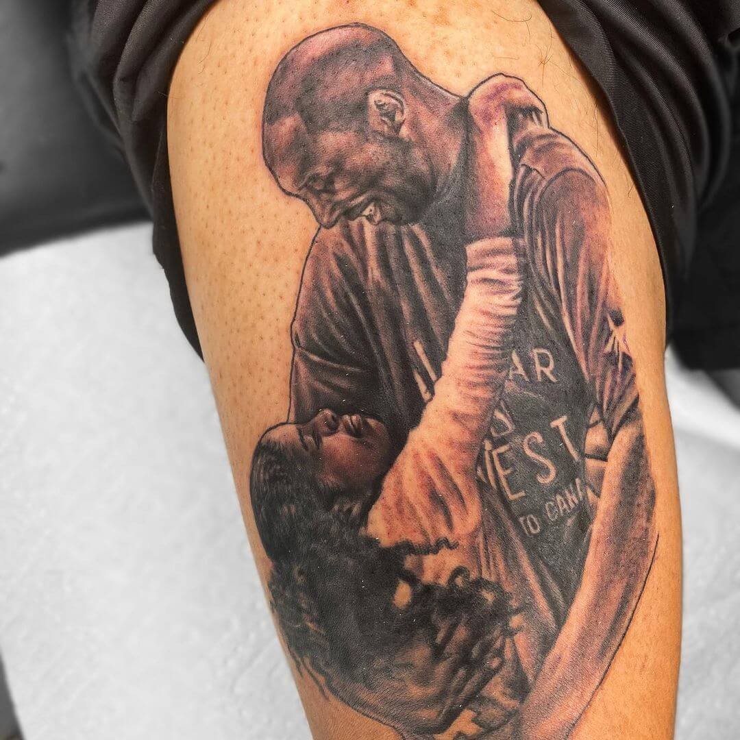 Kobe And Gigi Tribute Ink Tattoo