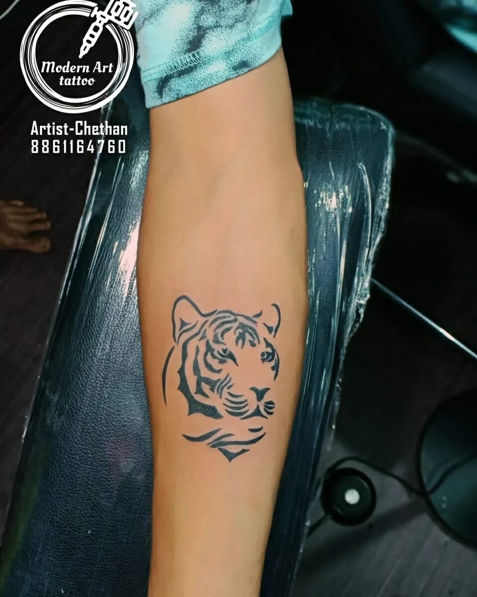 Tiger Head Tattoo