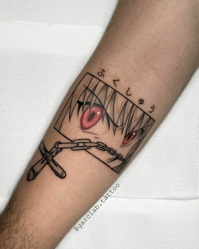 Kurapika Designed Card Tattoo