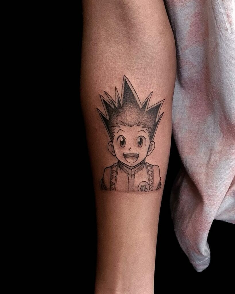 Signature Gon Hunter X Hunter Tattoo