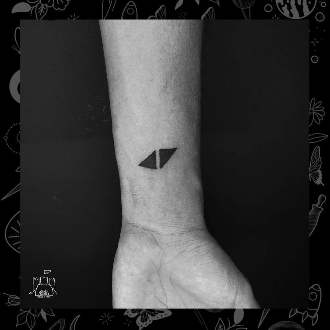 The Classic Avicii logo Tattoo