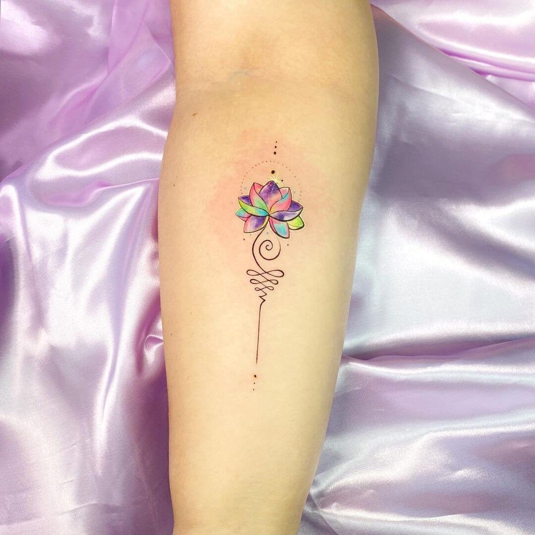 Floral Watercolor Tattoo