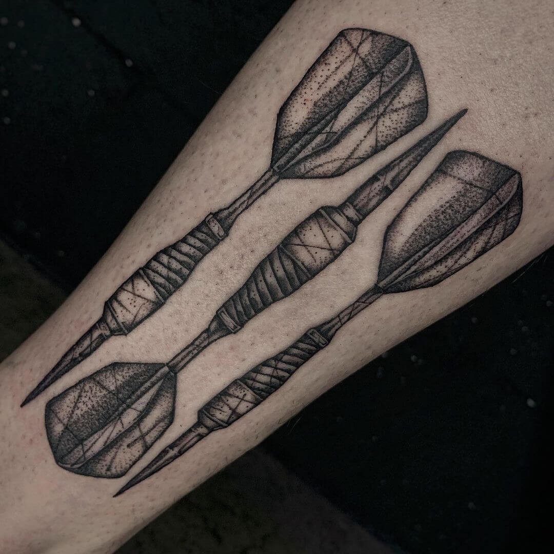 Simple Dart Tattoo