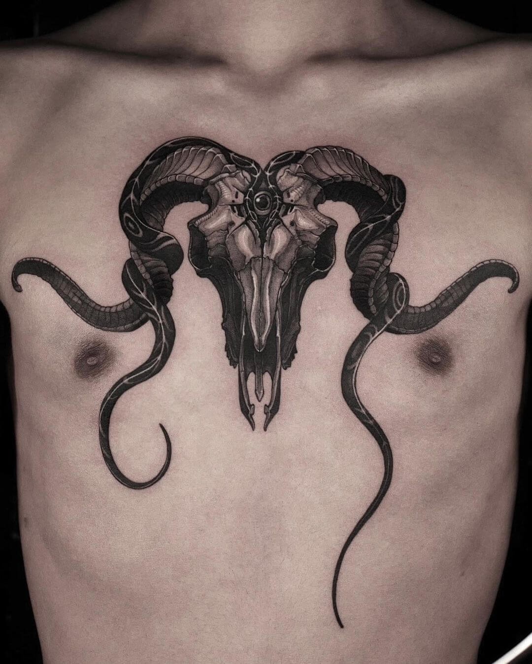 Devil Skull Tattoo