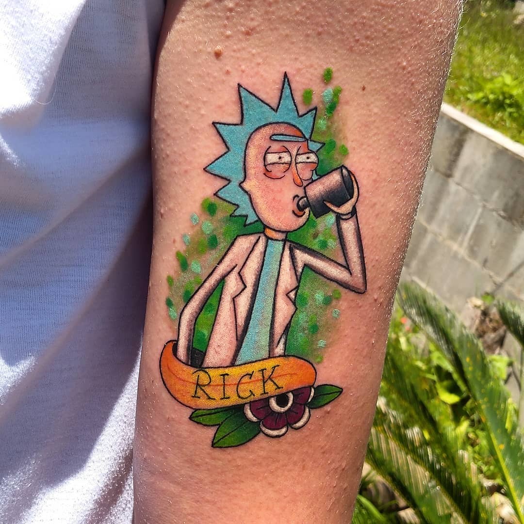 Rick Tattoo Designs Cartoon