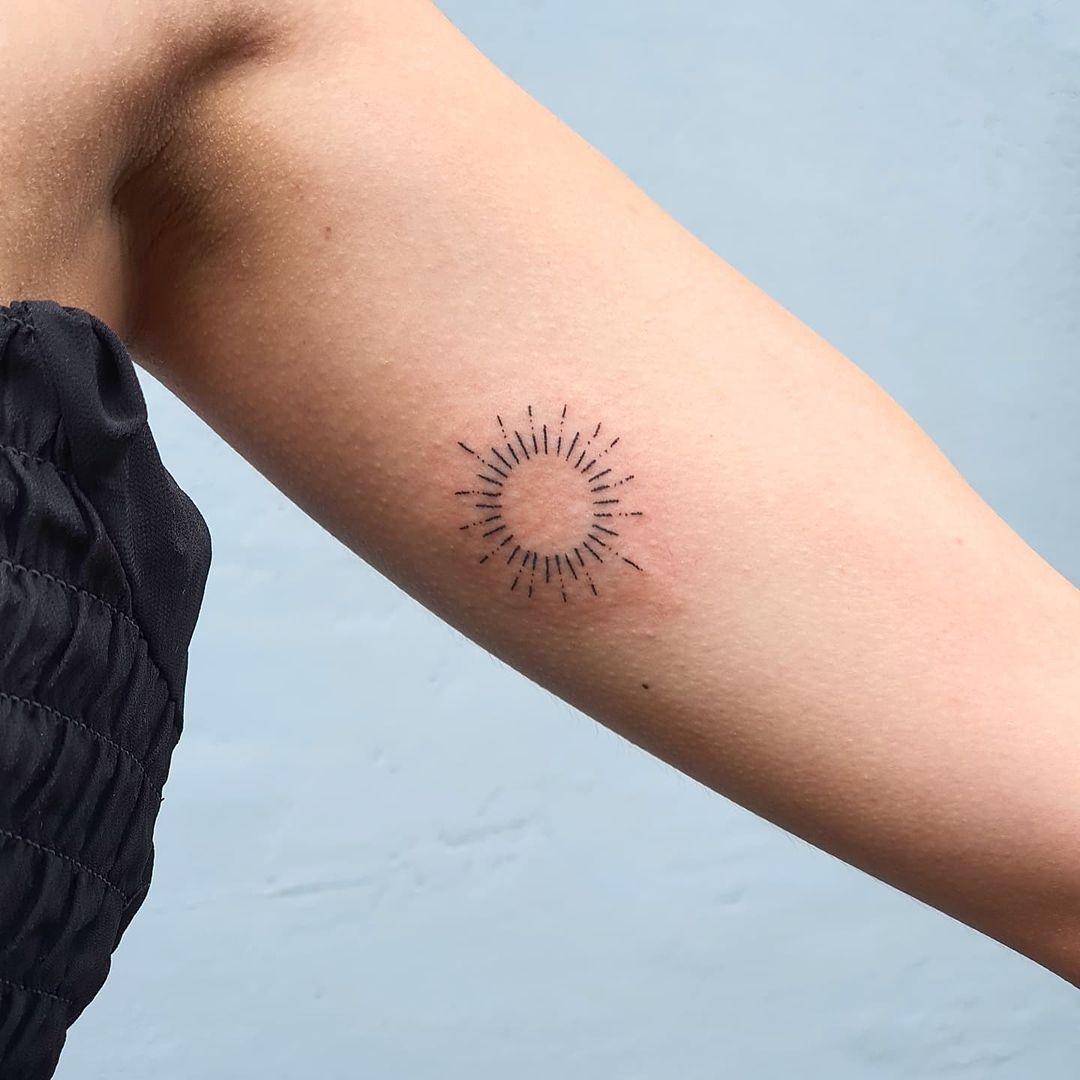 Solar Circle Tattoo