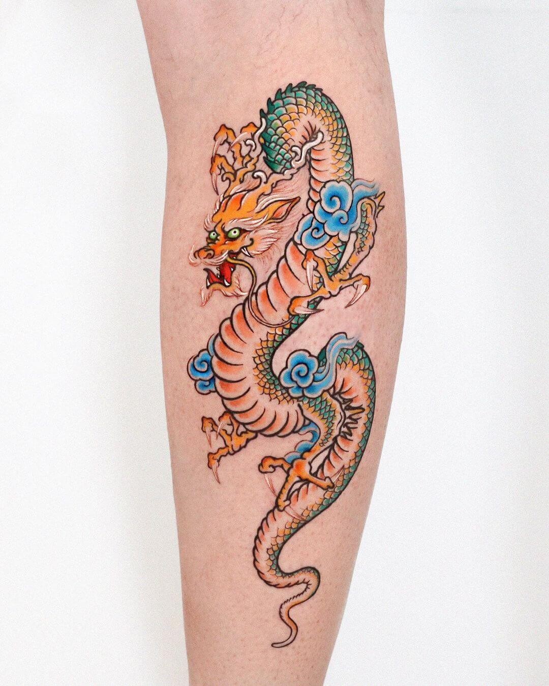 Japanese Dragon Tattoo