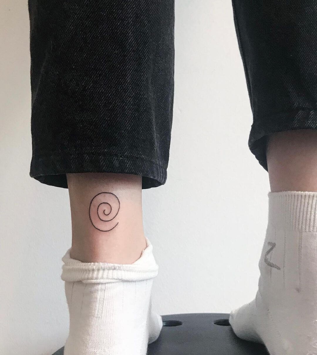 The Spiral Nazca Line Tattoo