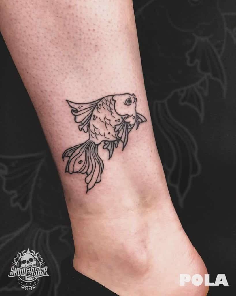 Fish Ankle Tattoo Designs