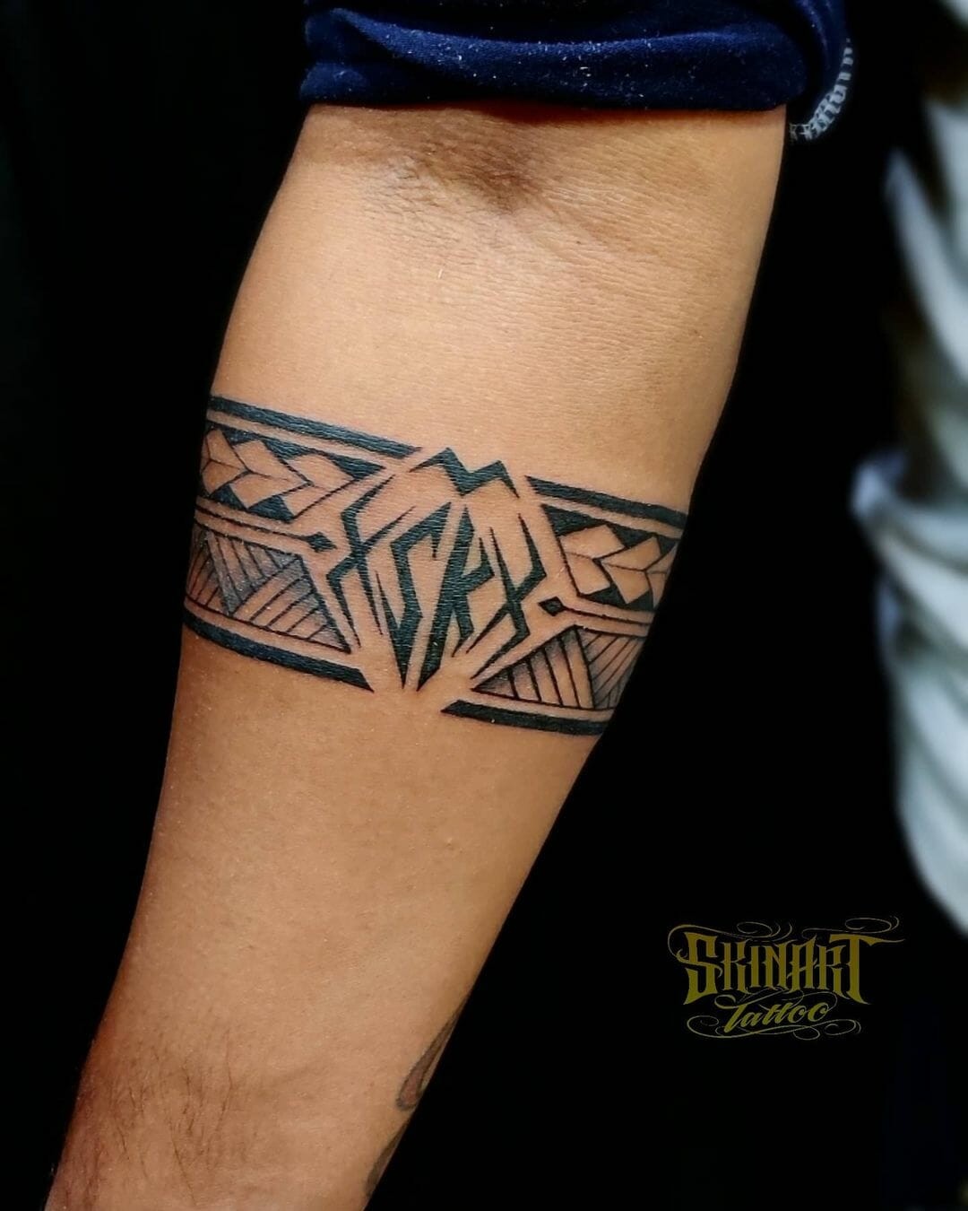 The Tribal Warrior Black Band Tattoo