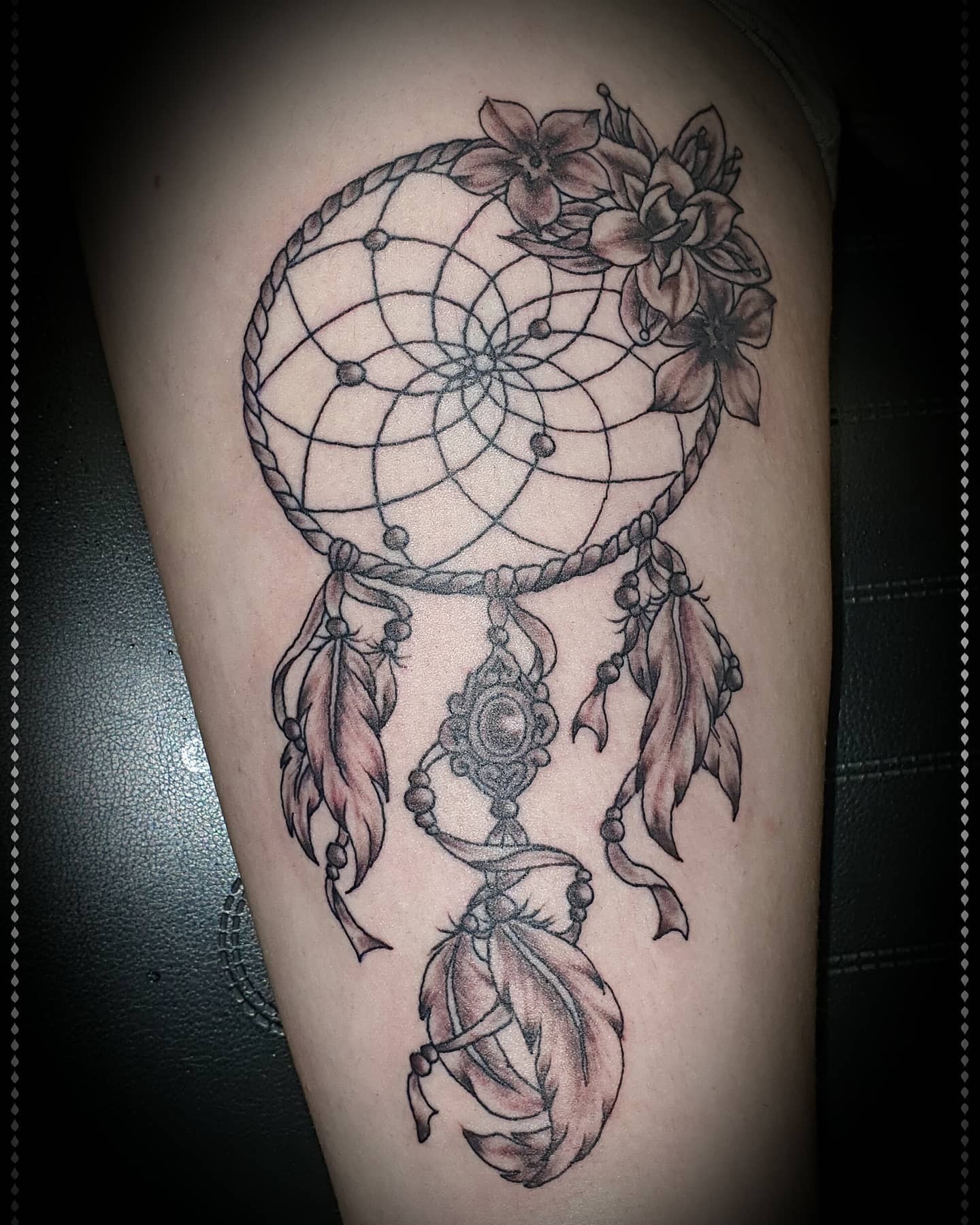 Dream Catcher Tattoo Design