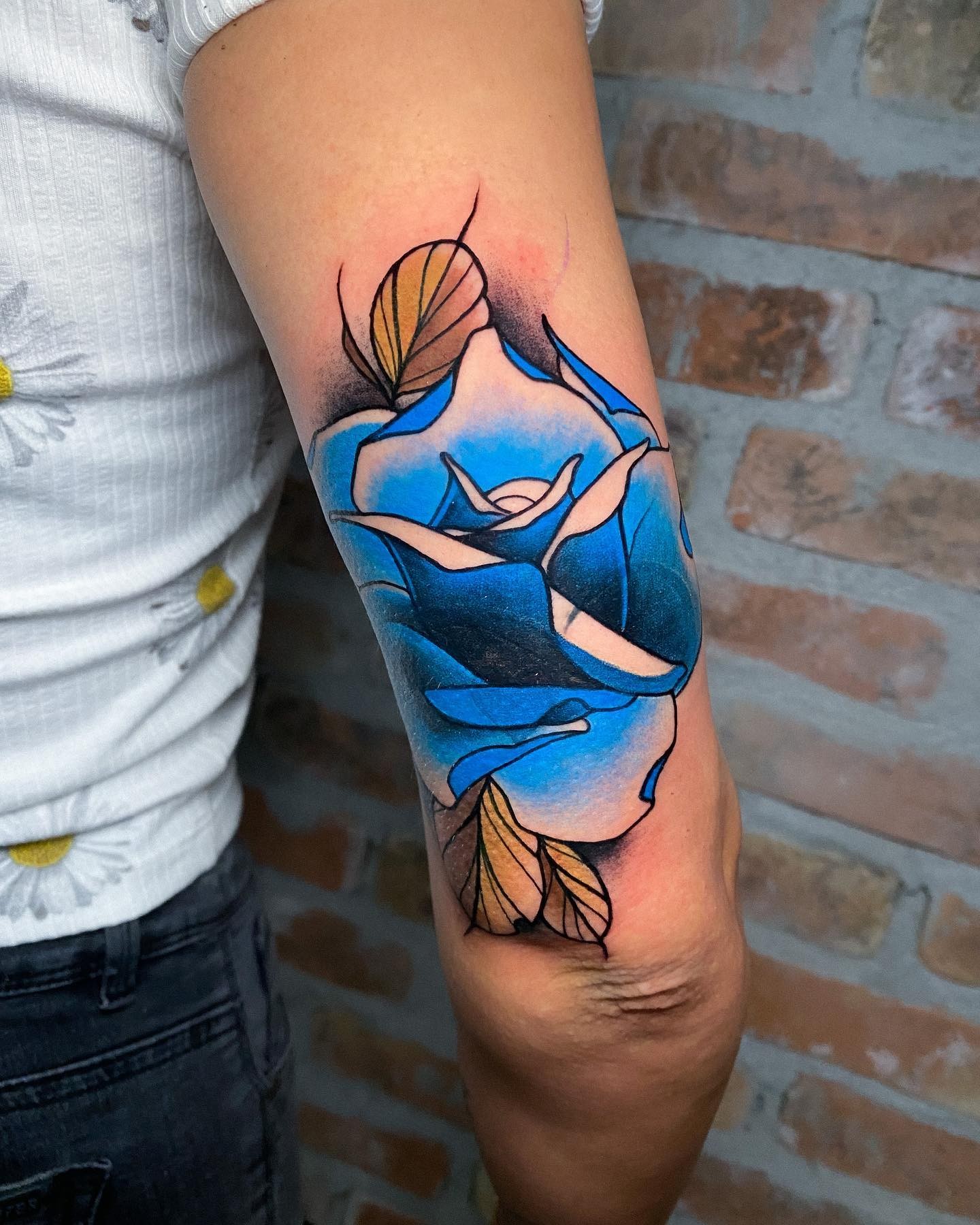 Blue Rose Tattoo