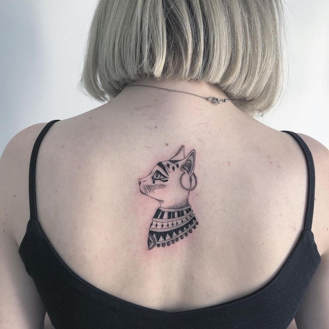 Chic Bastet Goddess Tattoo