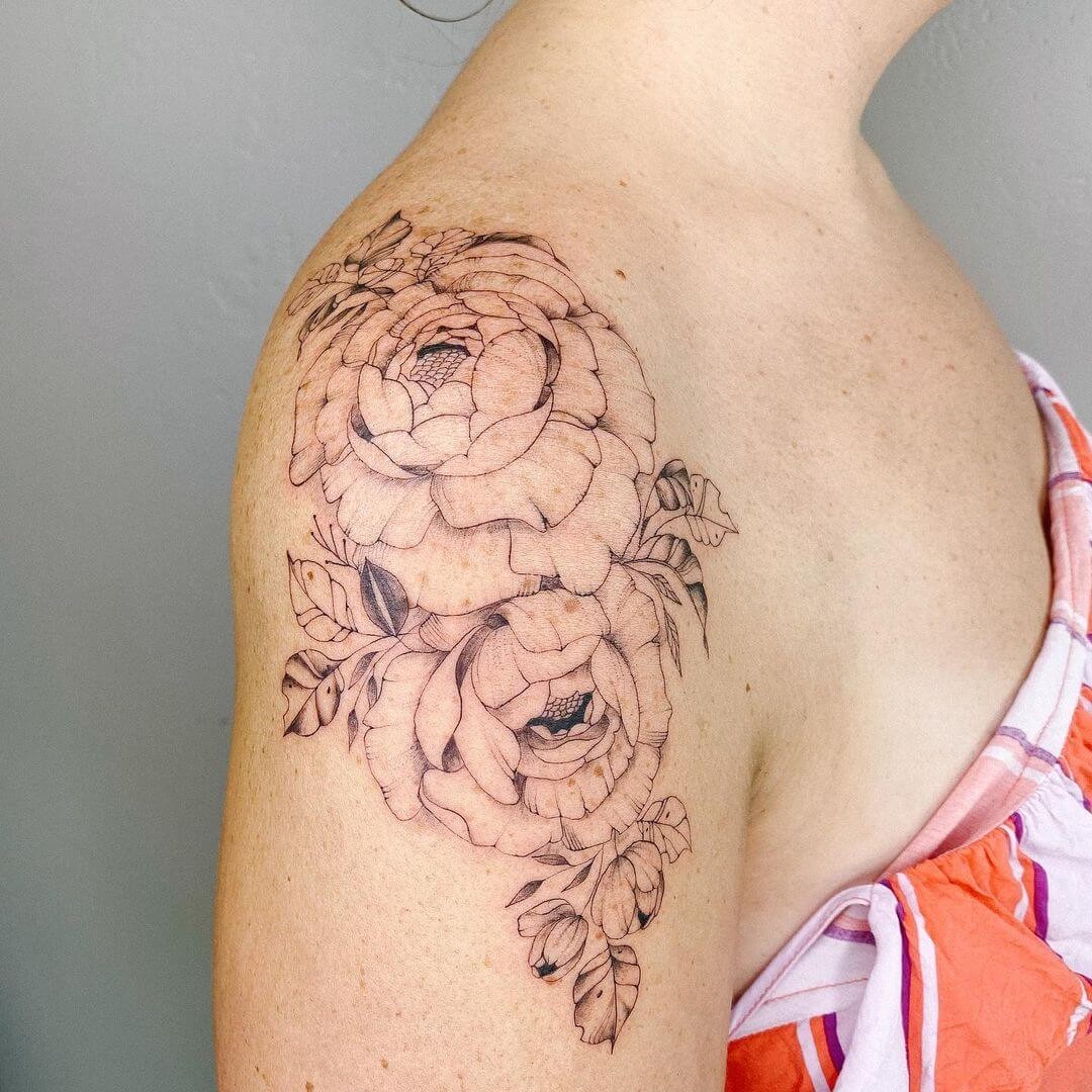 Light Floral Outline