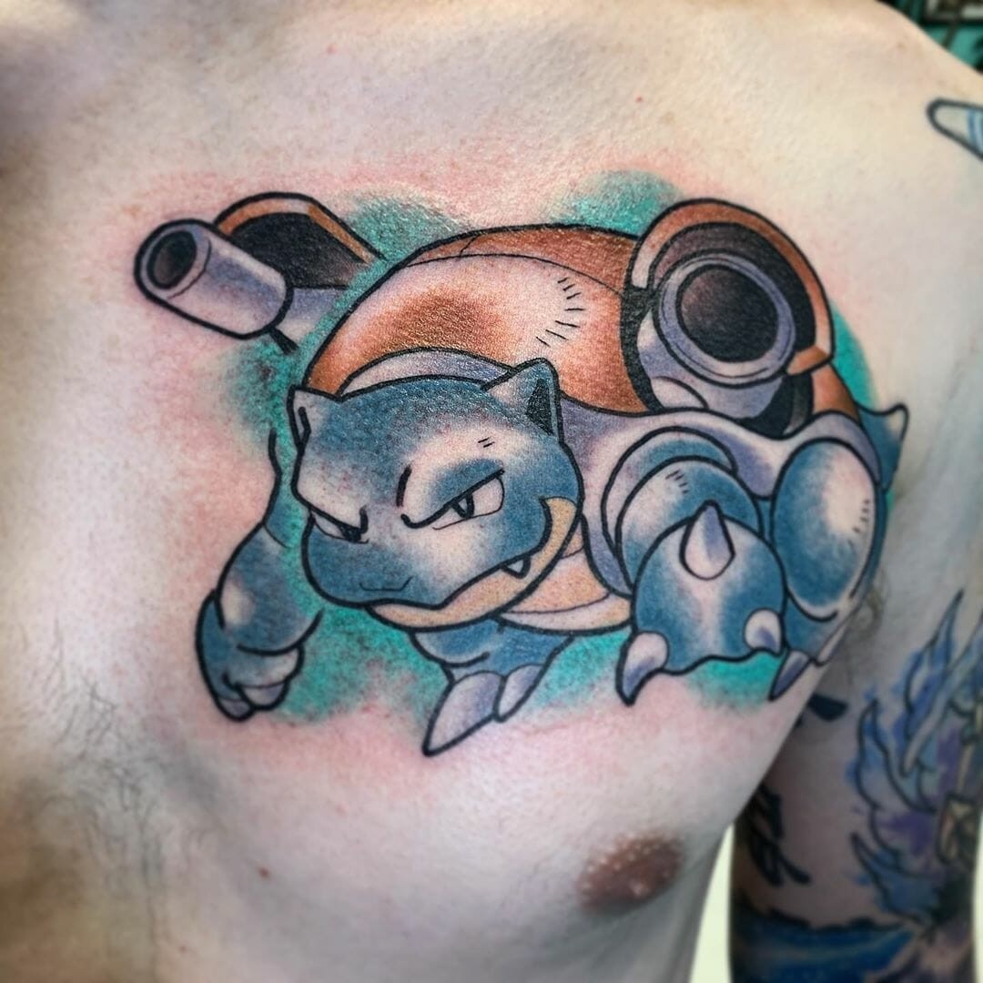 Blastoise Tattoo Designs