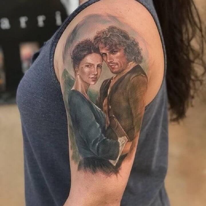 Jamie Fraser & Claire Tattoo