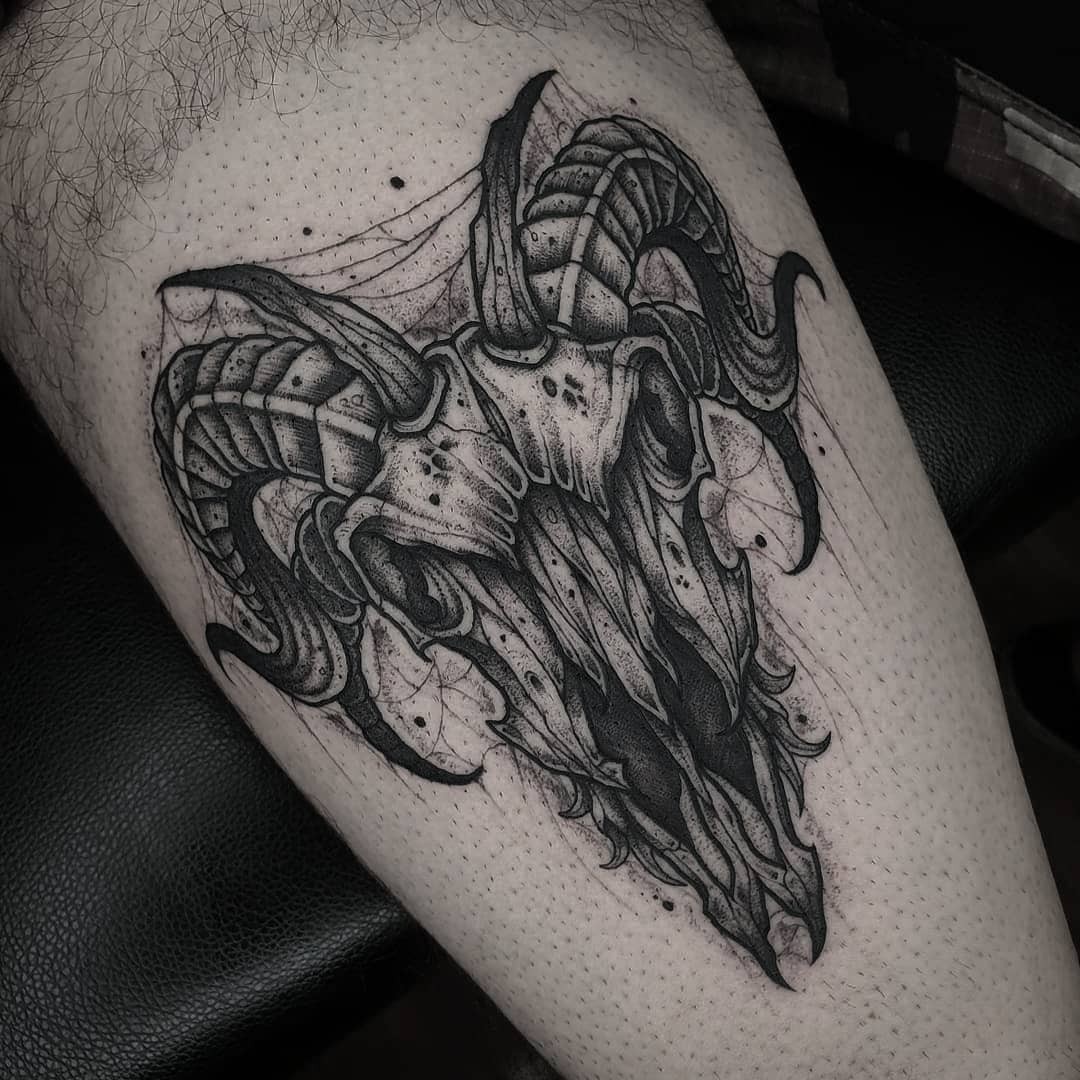 Ram Skull Tattoo Ideas