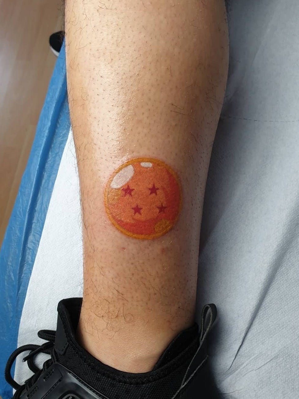 4 Star Dragon Ball Tattoo