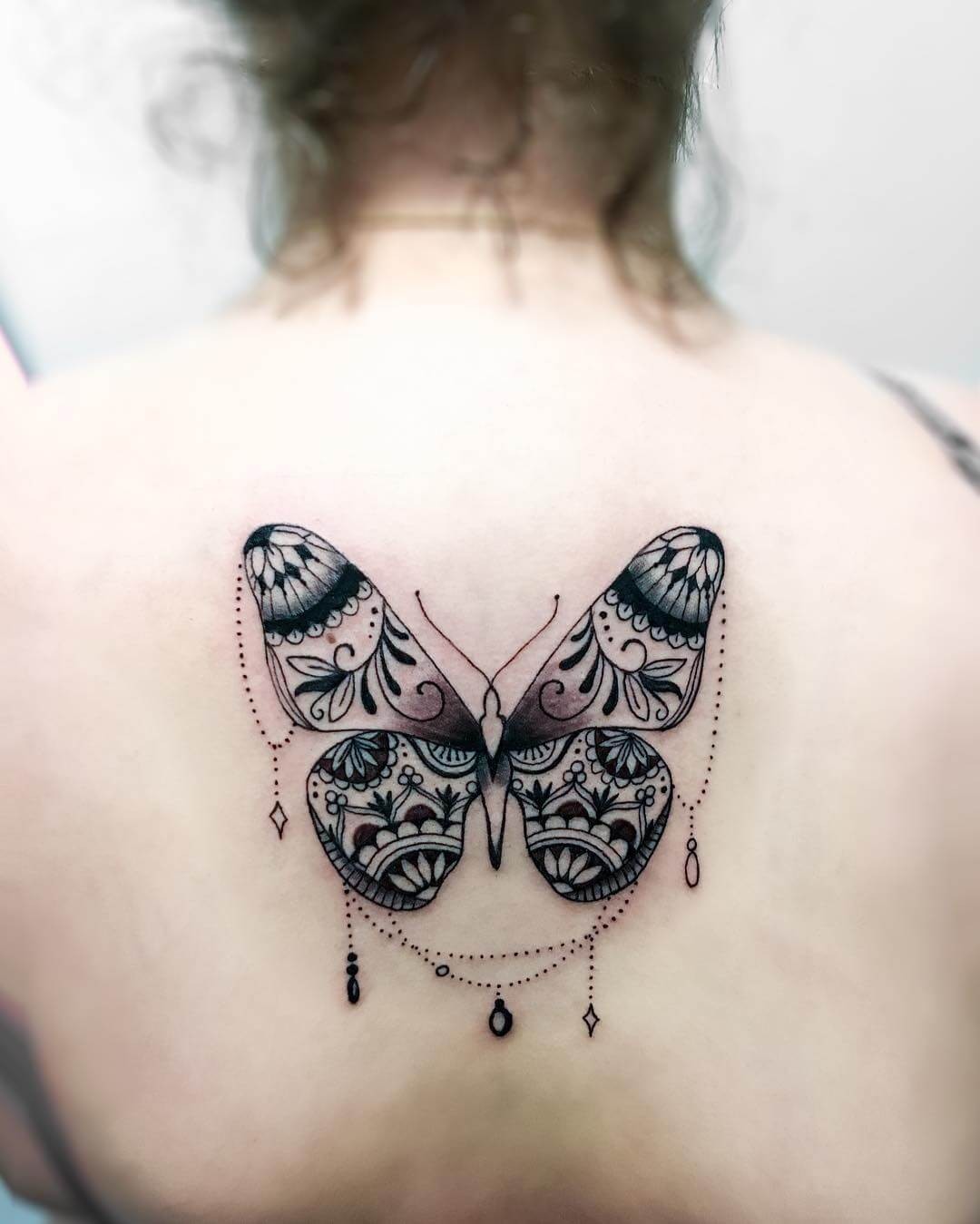 Butterfly Mandala Tattoo