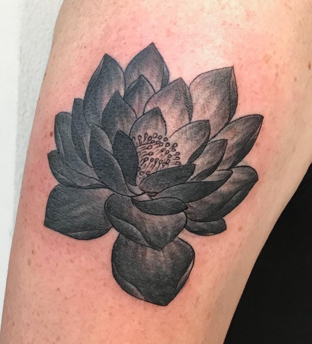 Dark Lotus Tattoo Small Design