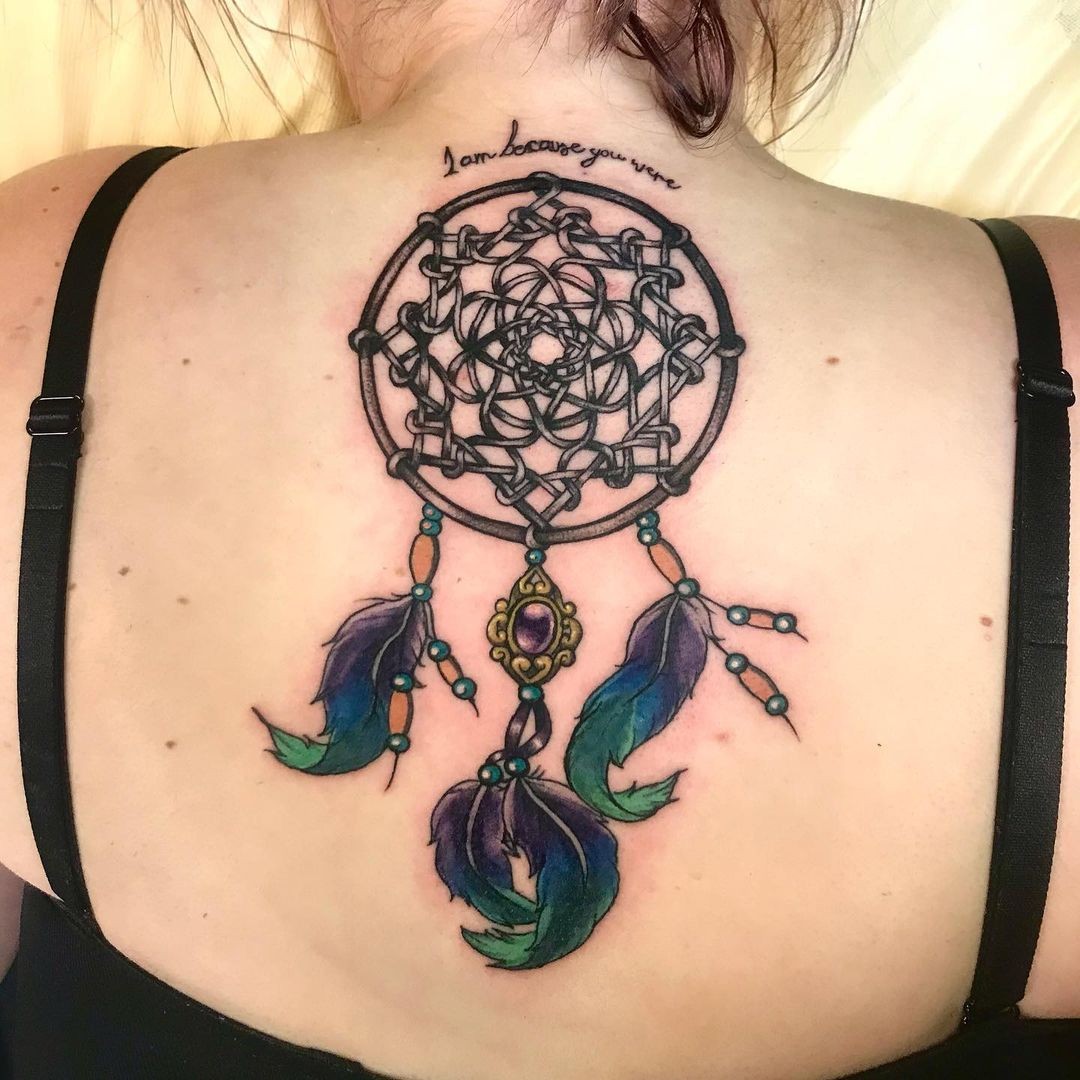 Celtic Knot Dreamcatcher Tattoo