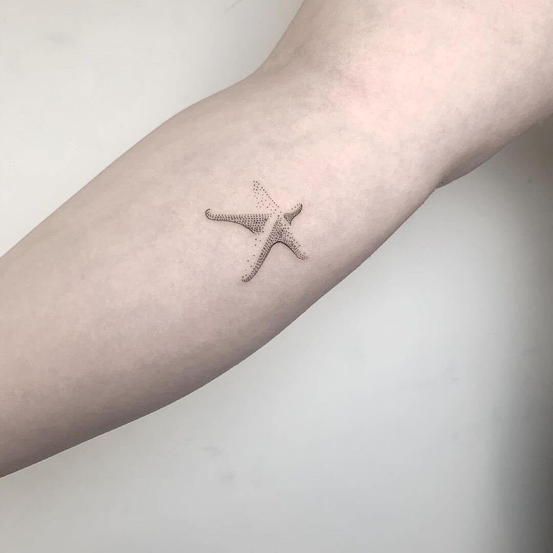 Simple Starfish Tattoo