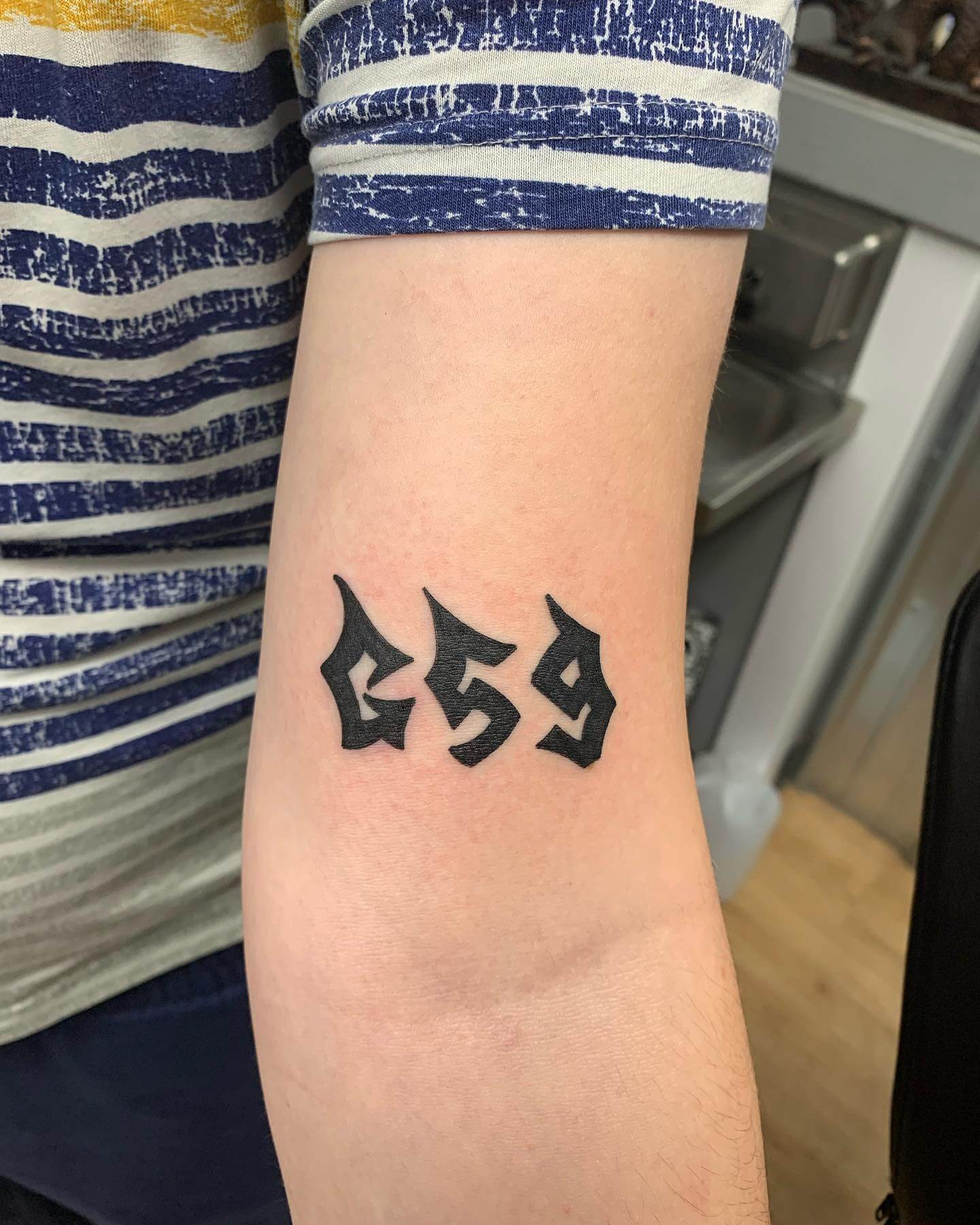 Minimalist Lettering G59 Tattoo