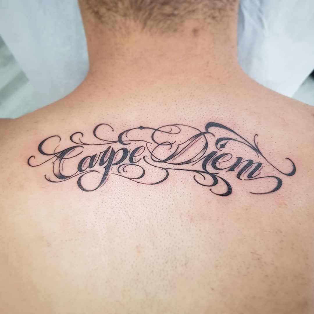 Carpe Diem Tattoos On Back