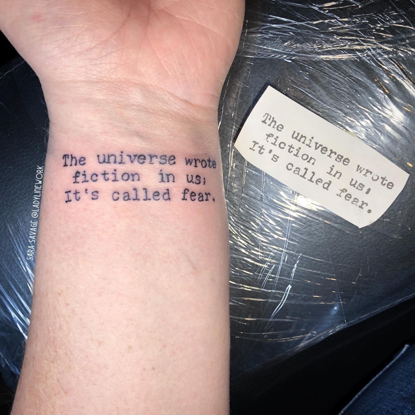 Aesthetic Quote Tattoo