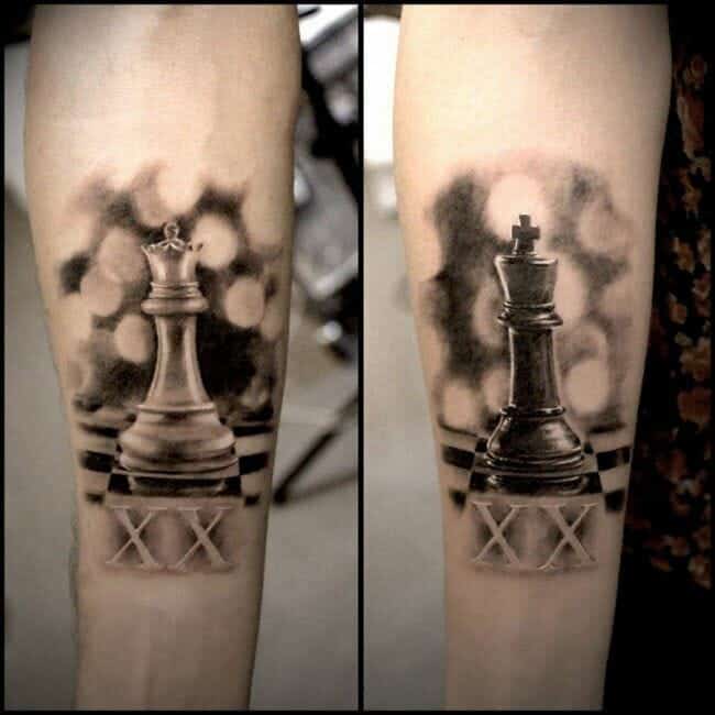 Queen & King Chess Pieces