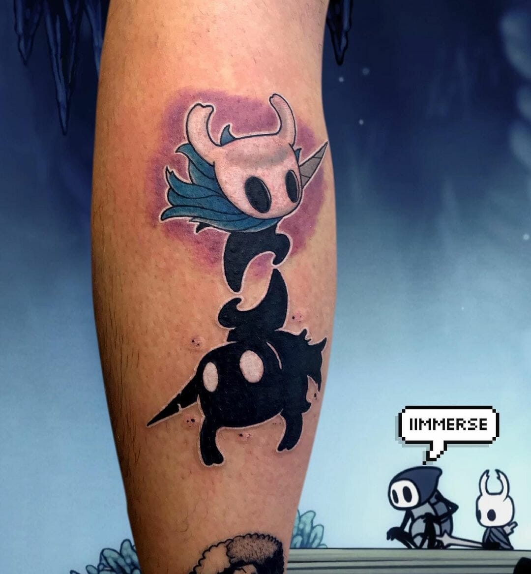 Hollow Knight Reflection Tattoo