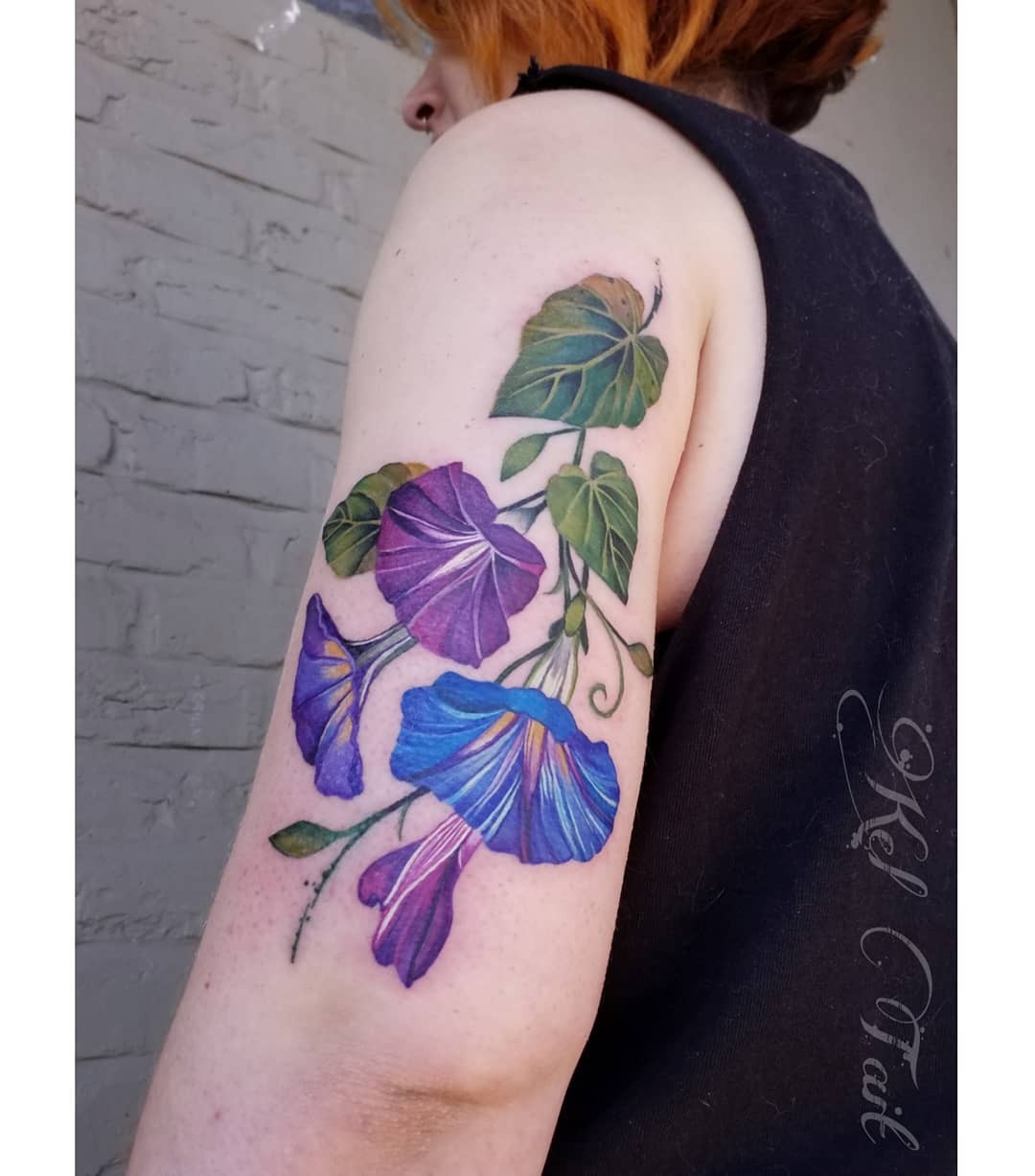 September Birth Flower Tattoo