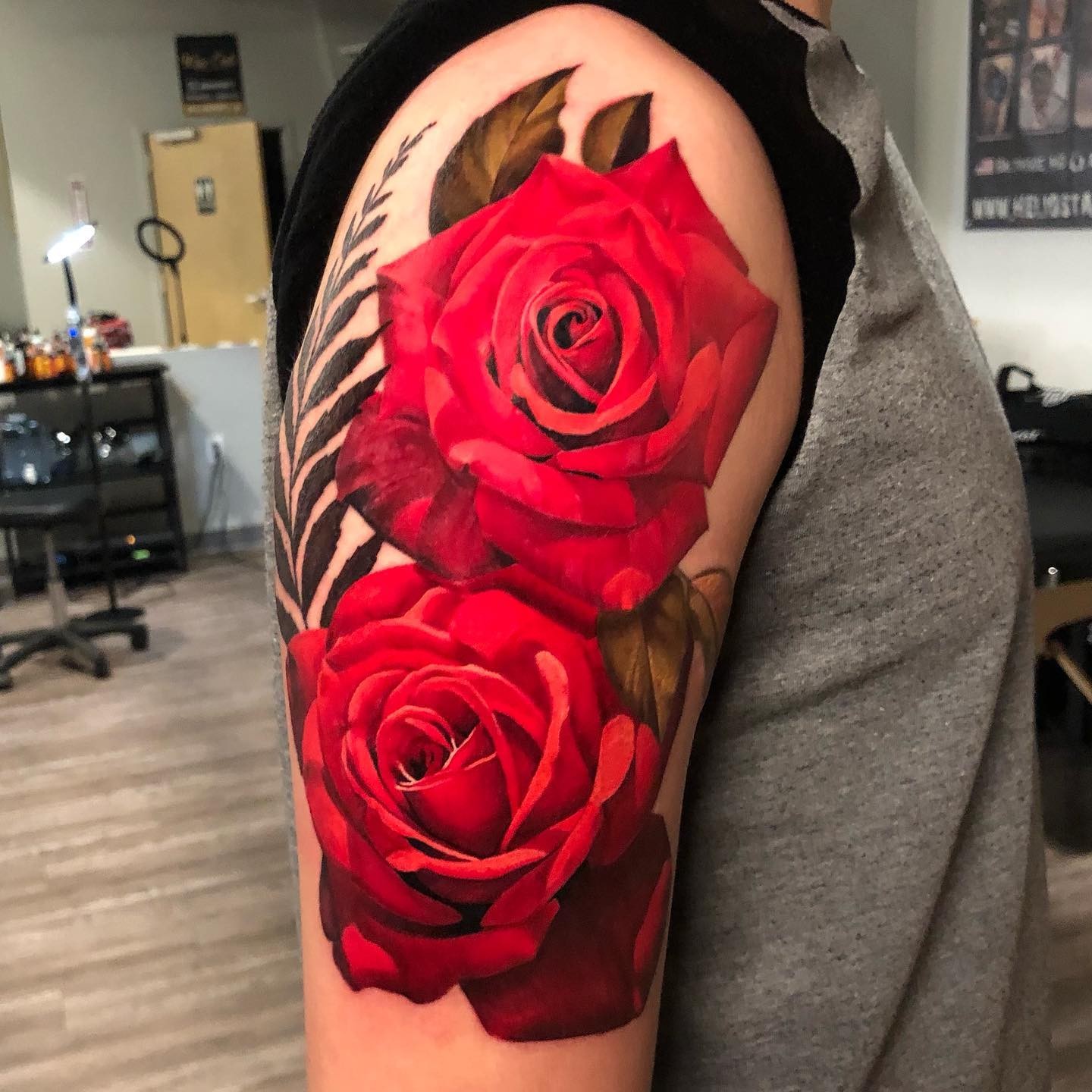 Red Rose Tattoo Idea