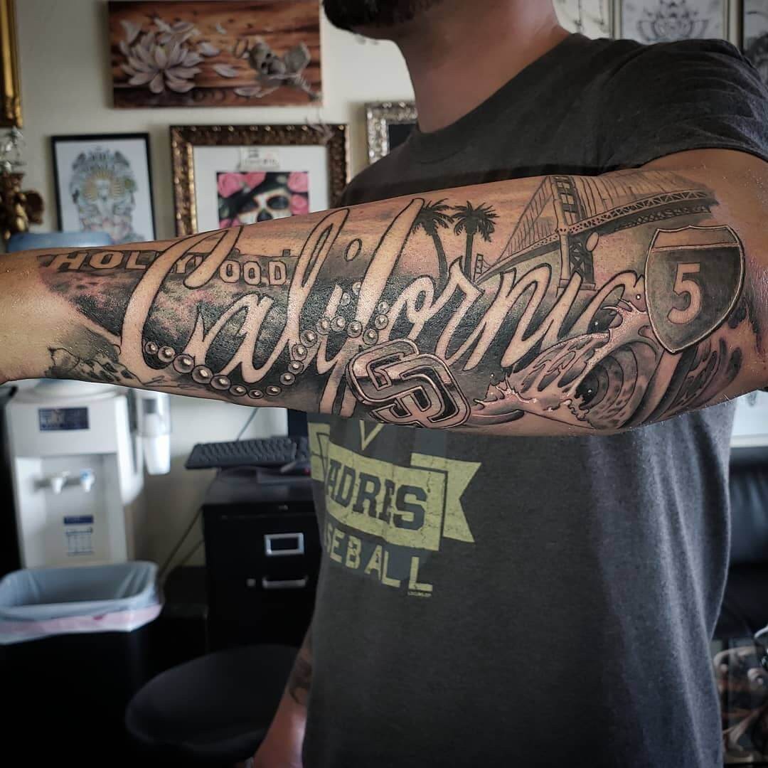 Love For Magnificent California Tattoo