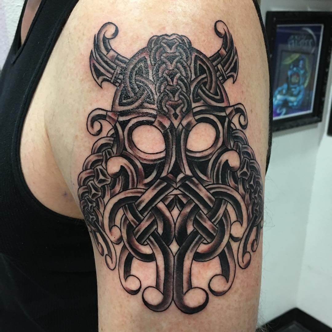 Celtic Mask Tattoo