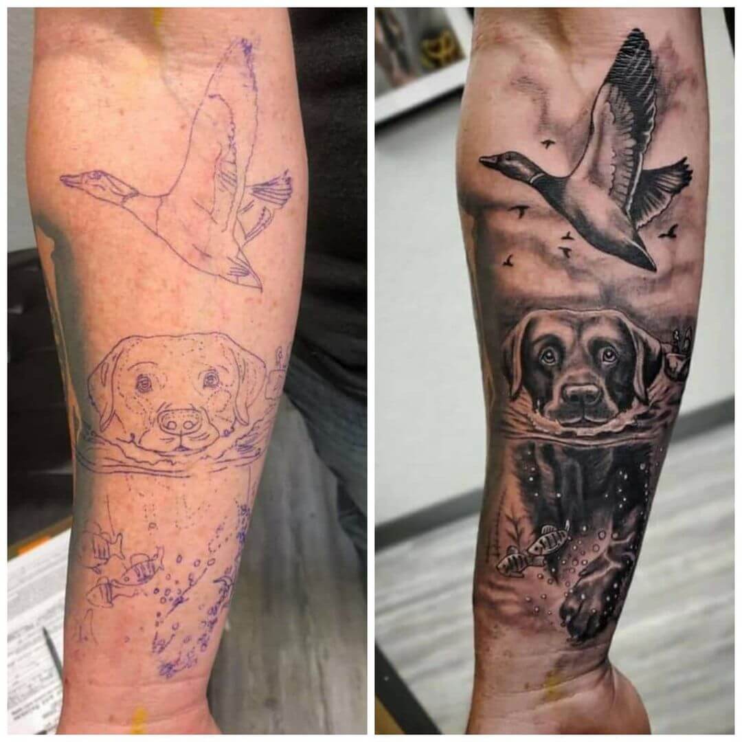 Duck Hunting Tattoo