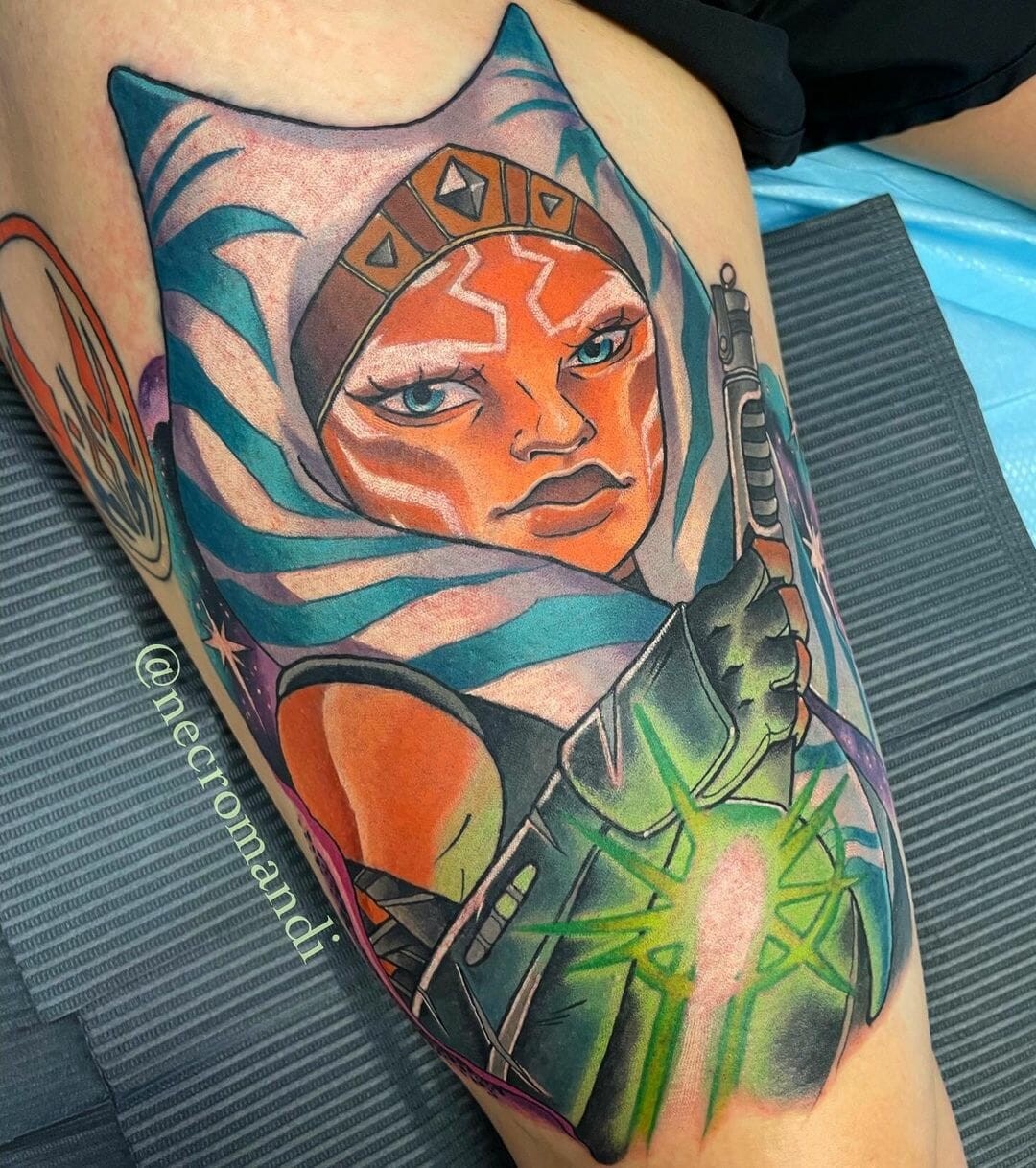 Ahsoka’s Saber Tattoo