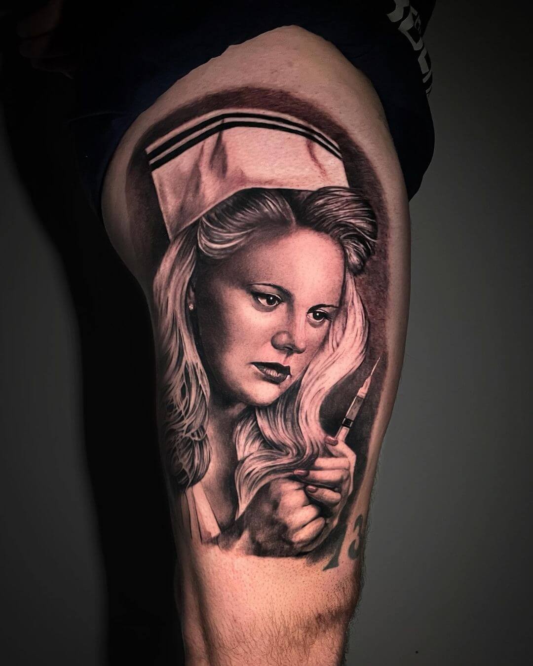 Realistic Nurse Tattoo