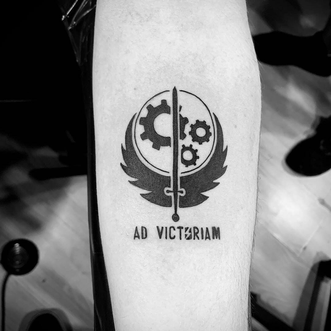 Ad Victoriam Tattoo Fallout 4