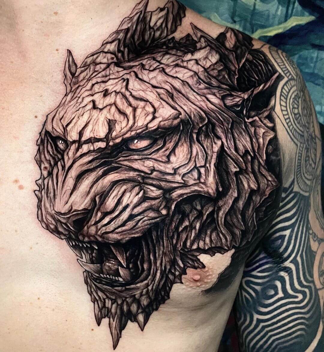 Roaring Tiger Tattoo